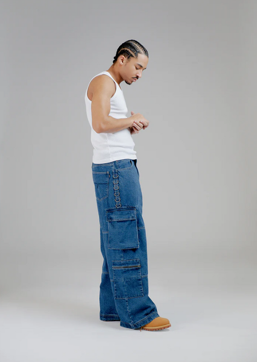 Chetrock Monaghan Utility Jeans - Stone - Babashope - 7