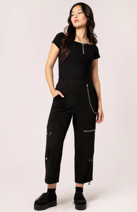 Mallory broek zwart Hell bunny - Babashope - 7