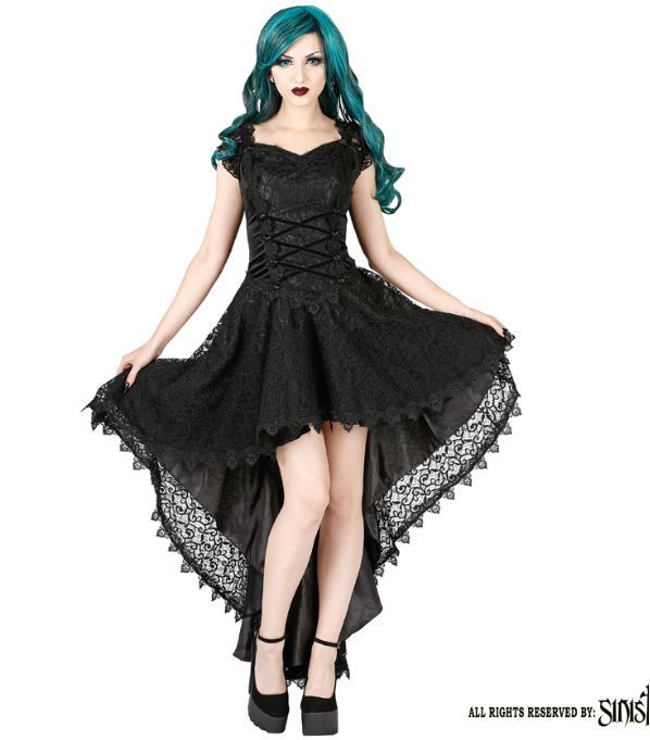 Sinister 988 Melanie dress Zwart Sinister - Babashope - 4