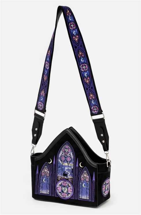 Aurora cross body bag northern lights geborduurd - Babashope - 15