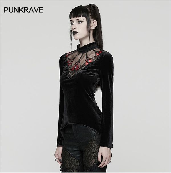 Red goth demon hand top - Babashope - 9