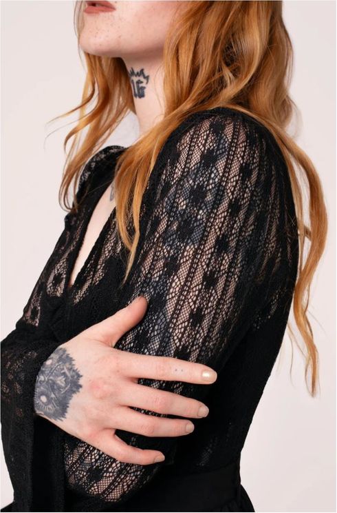 Hell bunny Rhianne top zwart - Babashope - 4