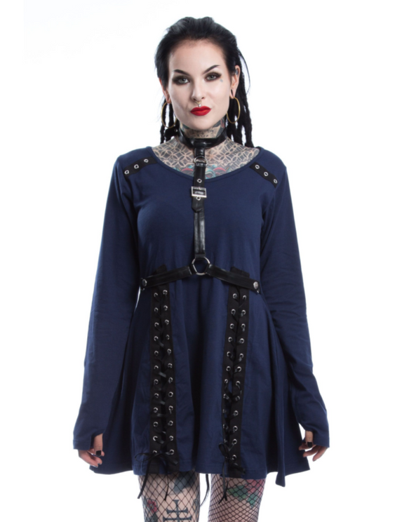 Olivia dress navy innocent - Babashope - 3