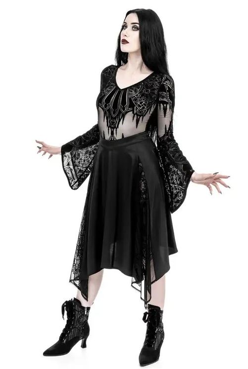 Gothic Chapel Bodysuit Vneck - Babashope - 10
