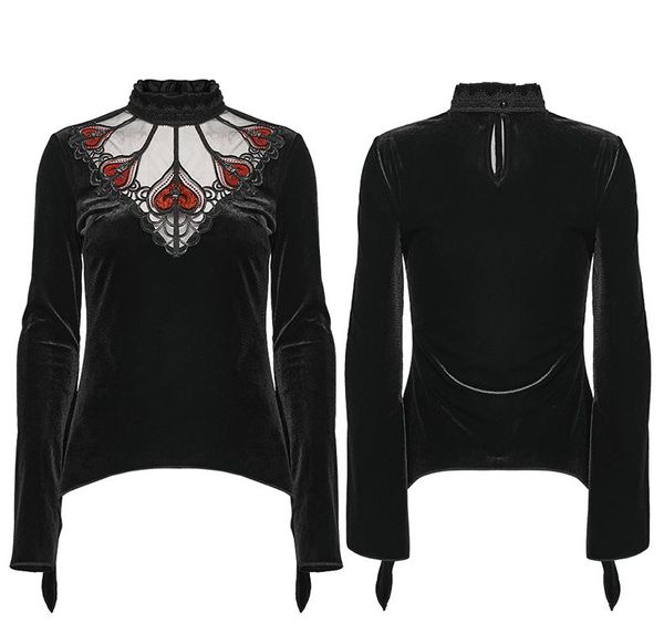 Red goth demon hand top - Babashope - 9