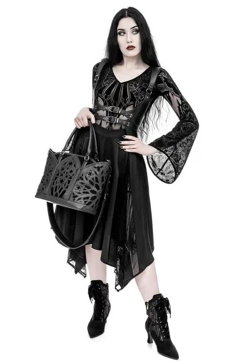 Gothic Chapel Bodysuit Vneck - Babashope - 10