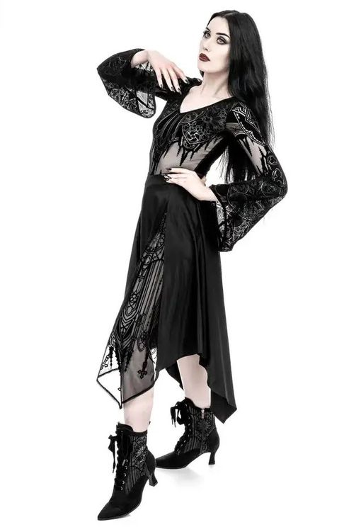 Gothic Chapel Bodysuit Vneck - Babashope - 10