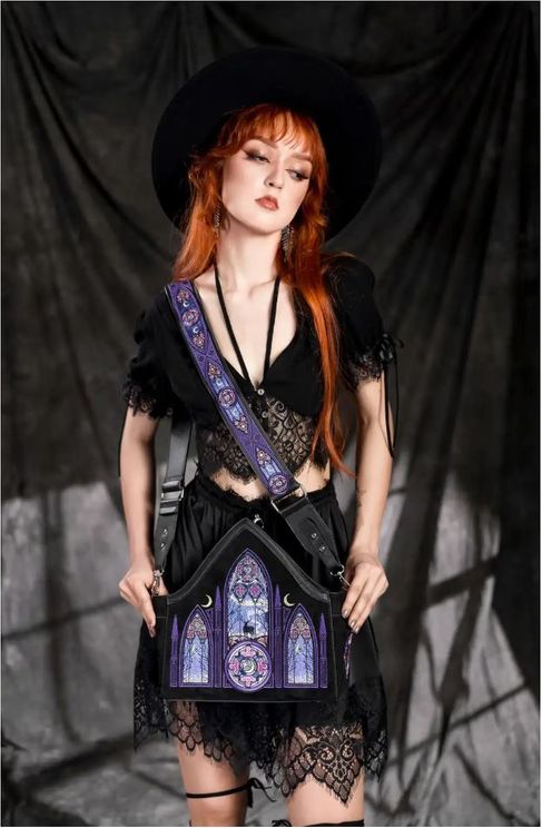 Aurora cross body bag northern lights geborduurd - Babashope - 15