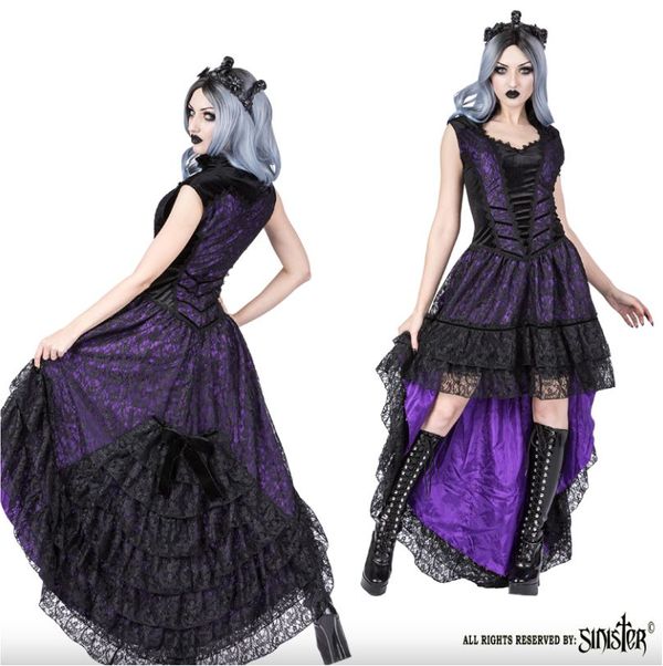 Sinister 1093 Lisha Longdress Paars - Babashope - 3