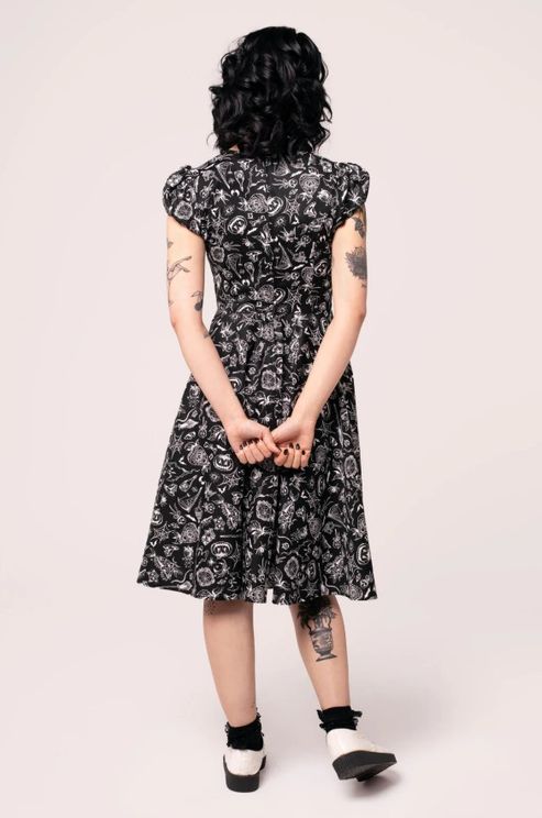 Hell bunny Mischief Midi 50's jurk - Babashope - 5