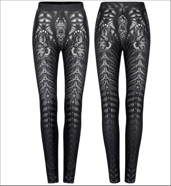 Silver snake legging punkrave - Babashope - 8