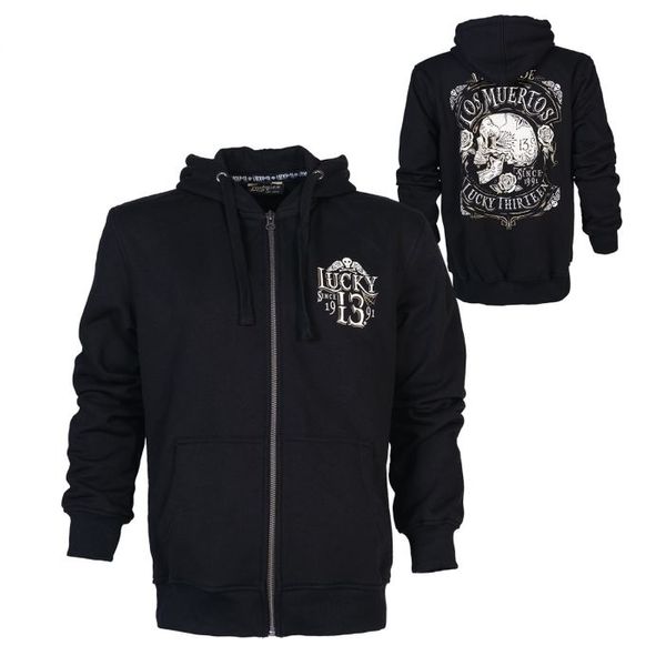 Lucky13 Dead skull hooded sweater - Babashope - 4