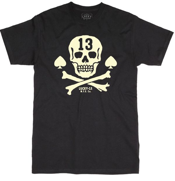 Lucky13 Pirate skull T-shirt - Babashope - 2