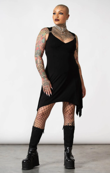 Lawless lace-up dress killstar - Babashope - 4