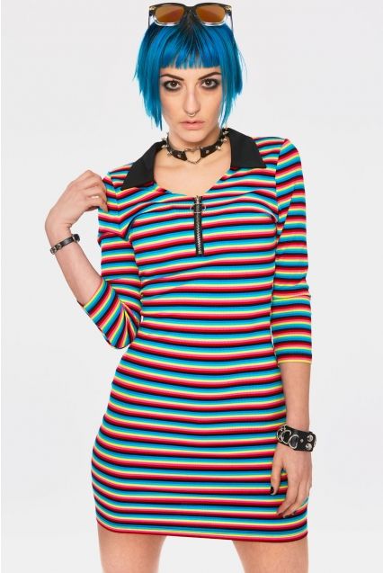 Jawbreaker LCD Striped 70's jurkje - Babashope - 6