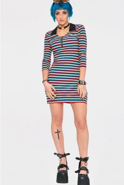 Jawbreaker LCD Striped 70's jurkje - Babashope - 6