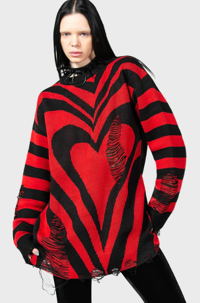 Libi sweater (red) killstar - Babashope - 6