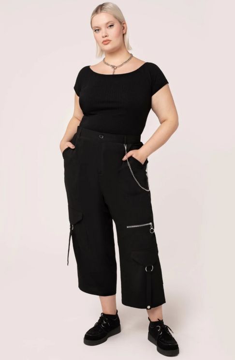 Mallory broek zwart Hell bunny - Babashope - 7