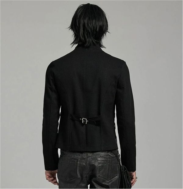 Punkrave military straps mesh jacket - Babashope - 8