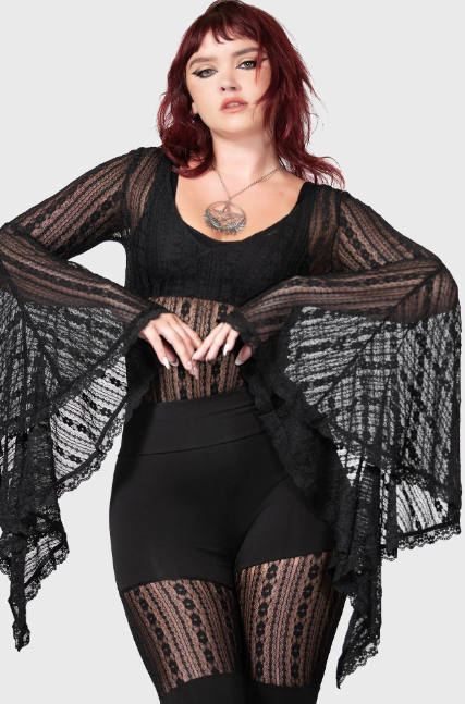 Lorelena Bodysuit zwart Killstar - Babashope - 4