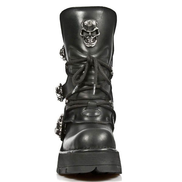 Newrock M.1044-S1 Skull rocker dames laars - Babashope - 8