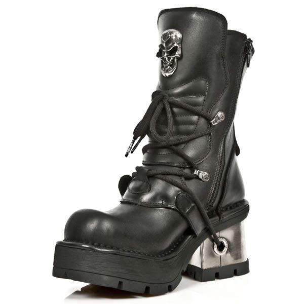 Newrock M.1044-S1 Skull rocker dames laars - Babashope - 8