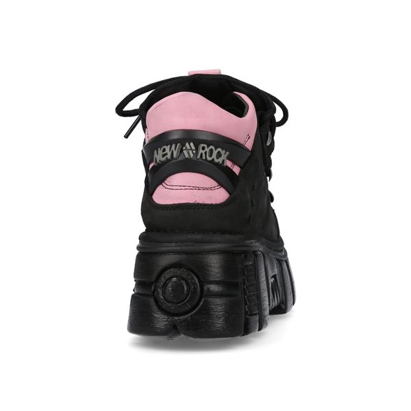 Newrock 106-C26  nubuck zwart-rose tower boots - Babashope - 7