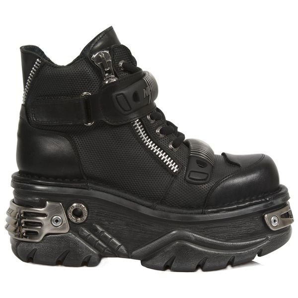 Newrock M.1065-S1 Urban Goth plateau sneaker - Babashope - 8