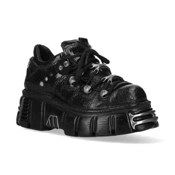 Newrock M-120N-C92 cracked leather shoes - Babashope - 7