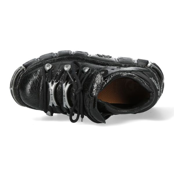 Newrock M-120N-C92 cracked leather shoes - Babashope - 7