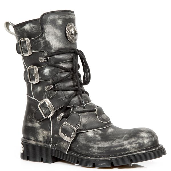 Newrock M.1473-S47 vintage scraper boots - Babashope - 8