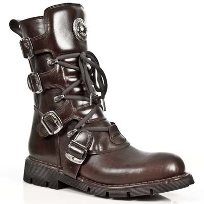 Newrock M.1473-S8 bruin lederen boots - Babashope - 8