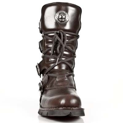 Newrock M.1473-S8 bruin lederen boots - Babashope - 8