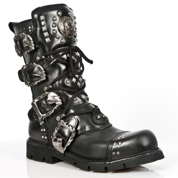 Newrock M.1474-S1 Metal militia Boots - Babashope - 7