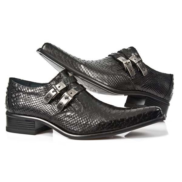 Newrock M.2246-S21 Python leder heren schoen - Babashope - 8