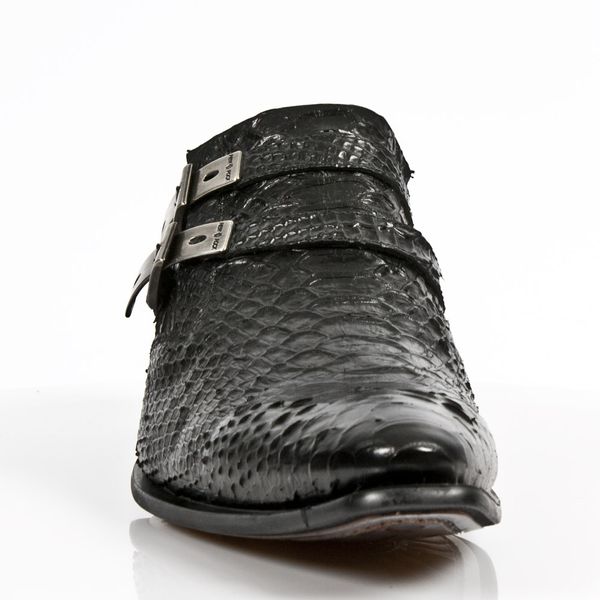 Newrock M.2246-S31 Python snake leather herenschoen Vip - Babashope - 8