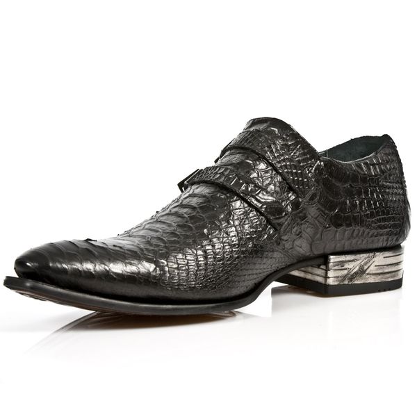 Newrock M.2246-S31 Python snake leather herenschoen Vip - Babashope - 8