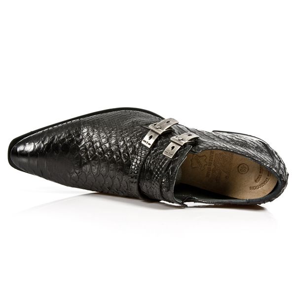 Newrock M.2246-S31 Python snake leather herenschoen Vip - Babashope - 8