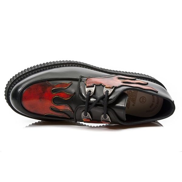 patrouille bunker Delegeren Online Metal, Gothic, Punk & Rockabilly shop | Babashop | Newrock  M.2400-S10 flamed creepers