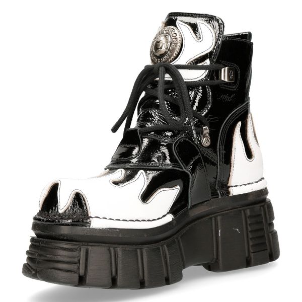 Newrock M-288-C10 White light fever Boots - Babashope - 7