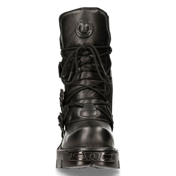 Newrock M.391-S18 Black skull reactor Boots - Babashope - 9