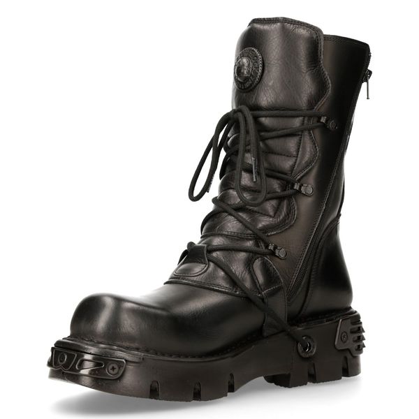 Newrock M.391-S18 Black skull reactor Boots - Babashope - 9