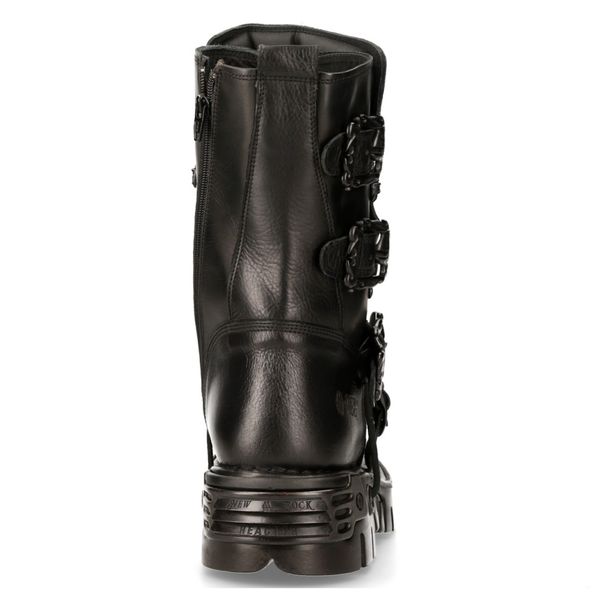 Newrock M.391-S18 Black skull reactor Boots - Babashope - 9