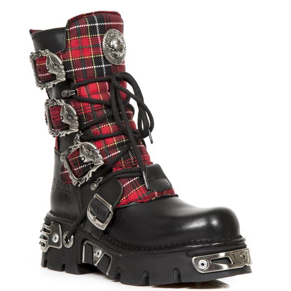 Newrock M.391T-S1 Tartan Army Boots - Babashope - 8