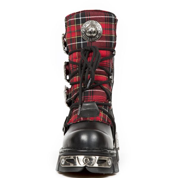 Newrock M.391T-S1 Tartan Army Boots - Babashope - 8