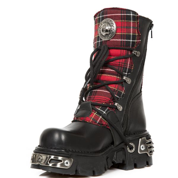 Newrock M.391T-S1 Tartan Army Boots - Babashope - 8
