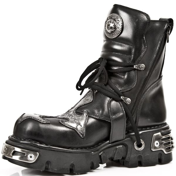 Newrock 407-S1 Skull rock Boots - Babashope - 9