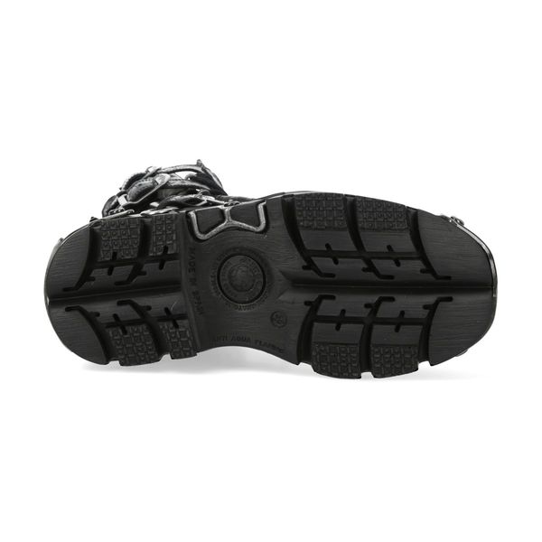 Newrock M-591-C61 Black on black flame boots - Babashope - 7