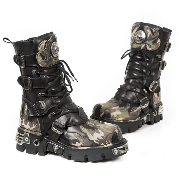 Newrock M.591-S15 Camouflage reactor Boots - Babashope - 9