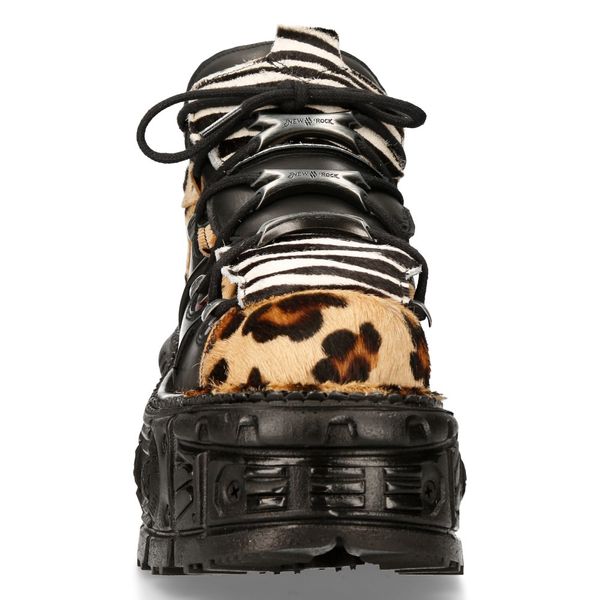 Newrock M-MET014-C1 Leopard & zebra schoen - Babashope - 8